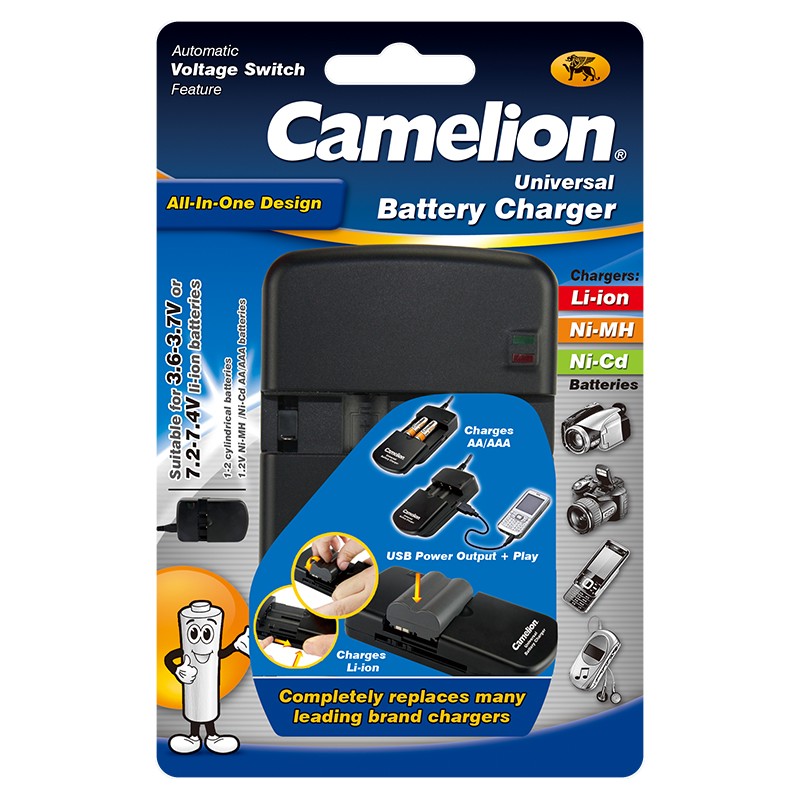 CAMELION PILAS RECARGABLE D DE 2500 mAh, pack x 2 - Infofar System