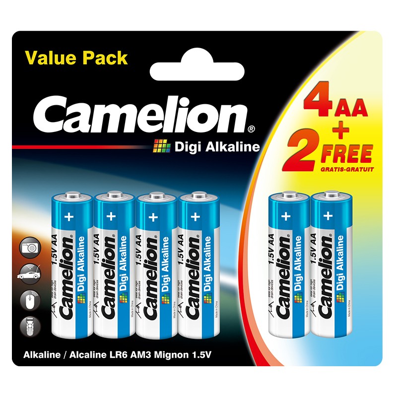 CAMELION PILAS RECARGABLE D DE 2500 mAh, pack x 2 - Infofar System