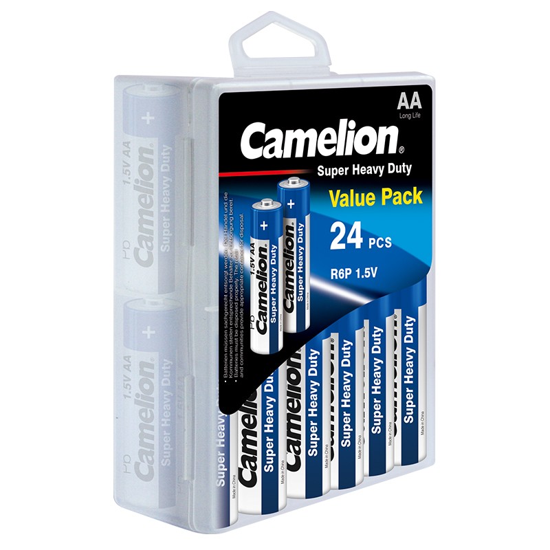 CAMELION 9V BATTERY 6F22 LONG LIFE SUPER HEAVY DUTY 450mAh EXP 2024 1BL NEW