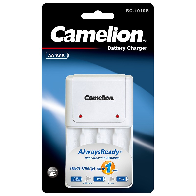 Chargeur Camelion BC1010B avec 4ccus 2500mAh Camelion